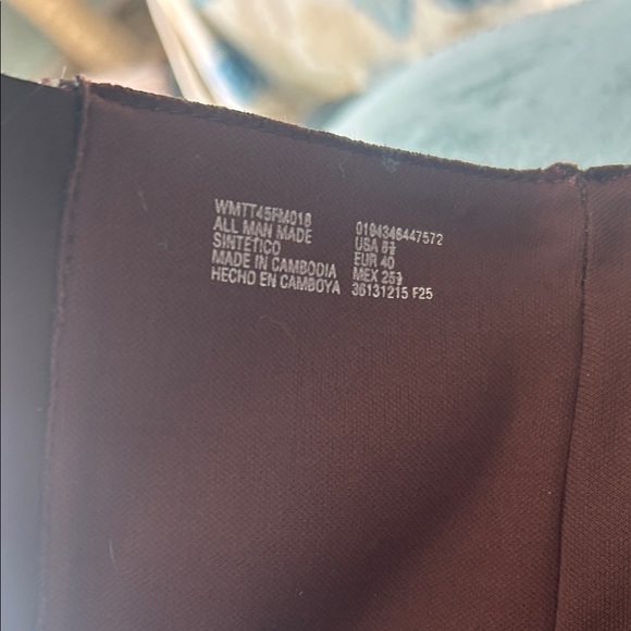 Women's Tall Faux Leather Boots in Burgundy - Picture 3 of 3